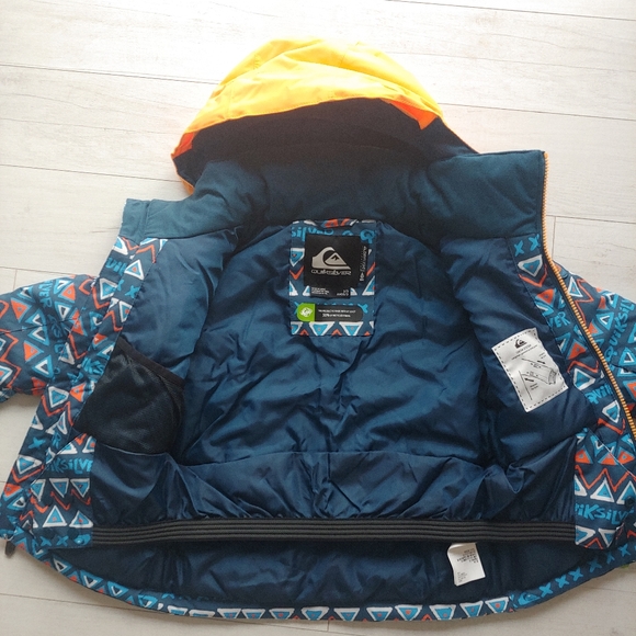Quiksilver NEW Little Mission Snow Jacket Pyramid Blue - Picture 2 of 11